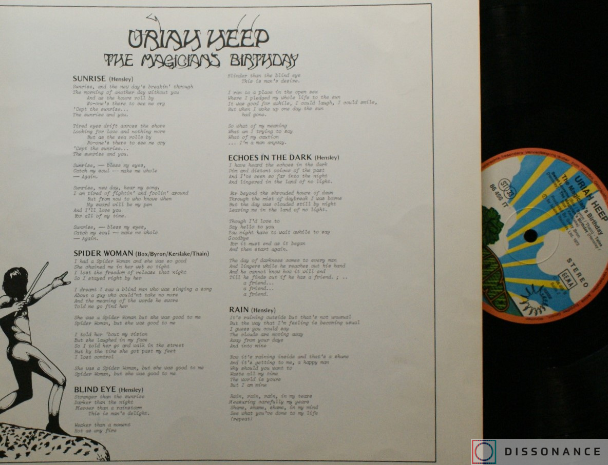 Виниловая пластинка Uriah Heep - Magicians Birthday (1972) - фото 3