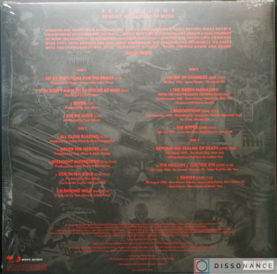 Виниловая пластинка Judas Priest - 50 Heavy Metal Years (2021) - фото 1