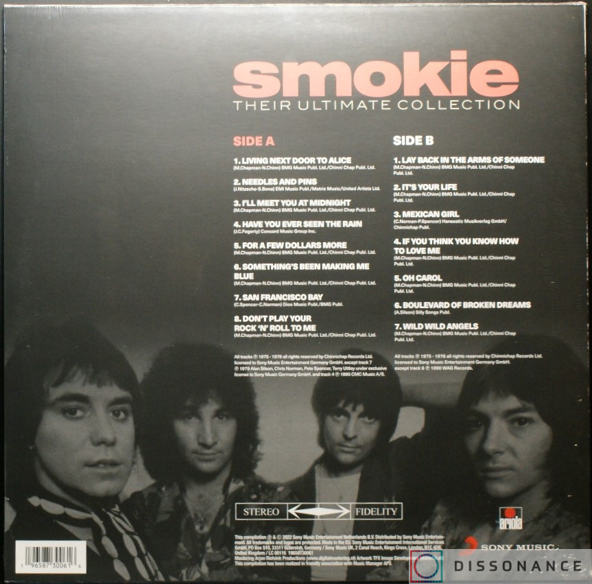 Виниловая пластинка Smokie - Smokie Ultimate Collection (2022) - фото 1