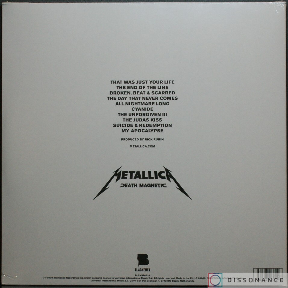 Виниловая пластинка Metallica - Death Magnetic (2008) - фото 1