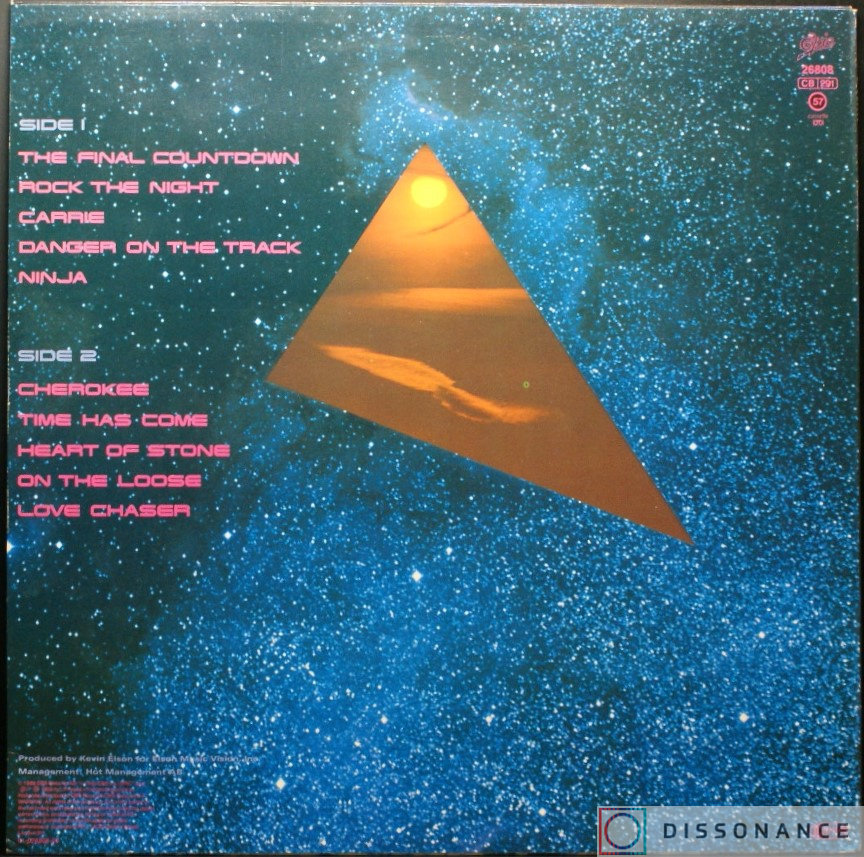 Виниловая пластинка Europe - Final Countdown (1986) - фото 1