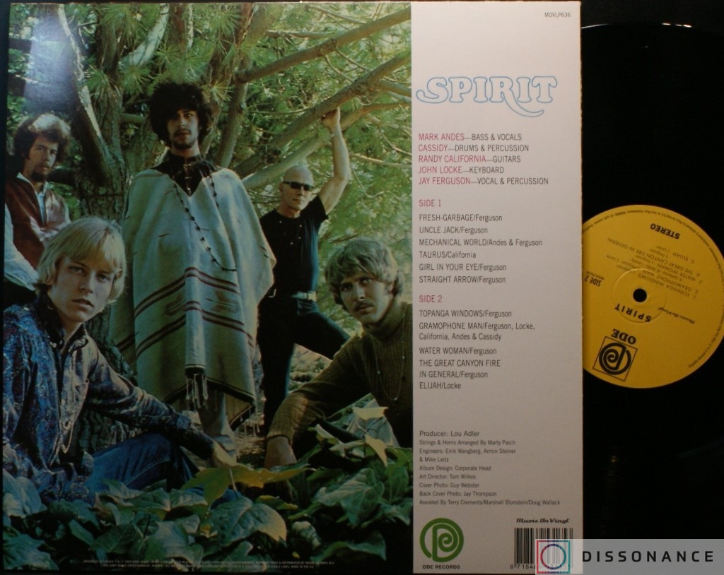 Виниловая пластинка Spirit - Spirit (1968) - фото 1