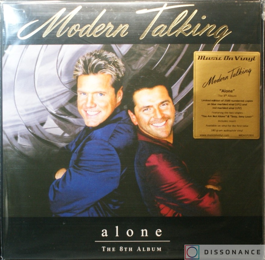 Виниловая пластинка Modern Talking - Alone (1999) - фото обложки