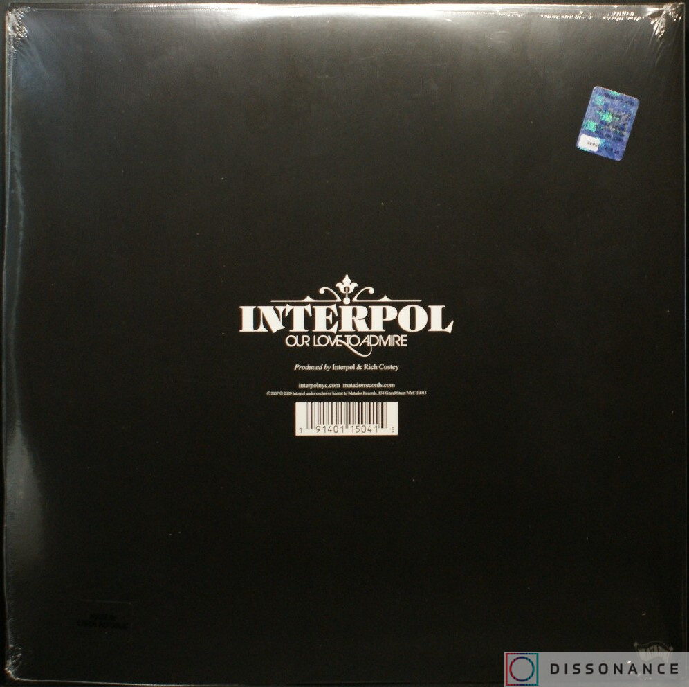 Виниловая пластинка Interpol - Our Love To Admire (2007) - фото 1