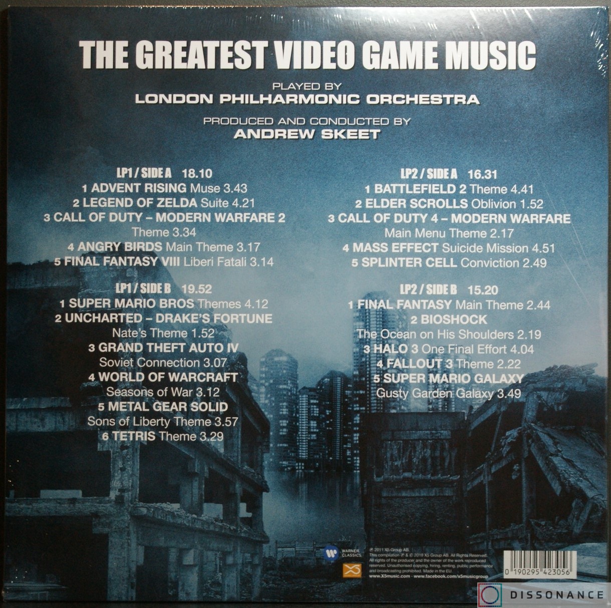 Виниловая пластинка London Philarmonic Orchestra - Greatest Video Game Music (2011) - фото 1