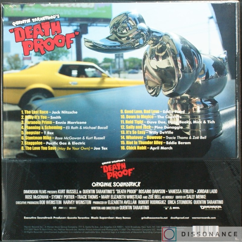 Виниловая пластинка Ost (Soundtrack) - Death Proof (2007) - фото 1