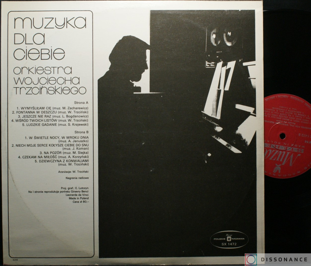 Виниловая пластинка Orkiestra Wojciecha Trzcińskiego - Muzyka Dla Ciebie (1977) - фото 1