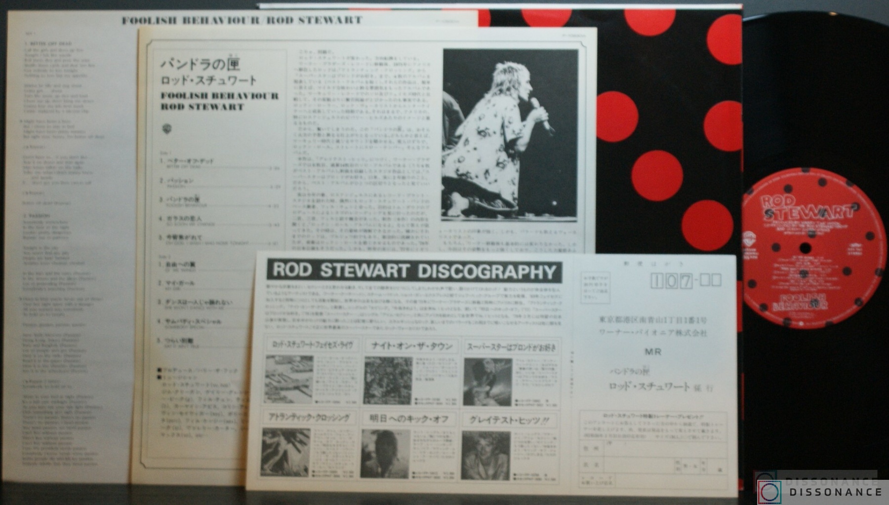 Виниловая пластинка Rod Stewart - Foolish Behaviour (1980) - фото 2