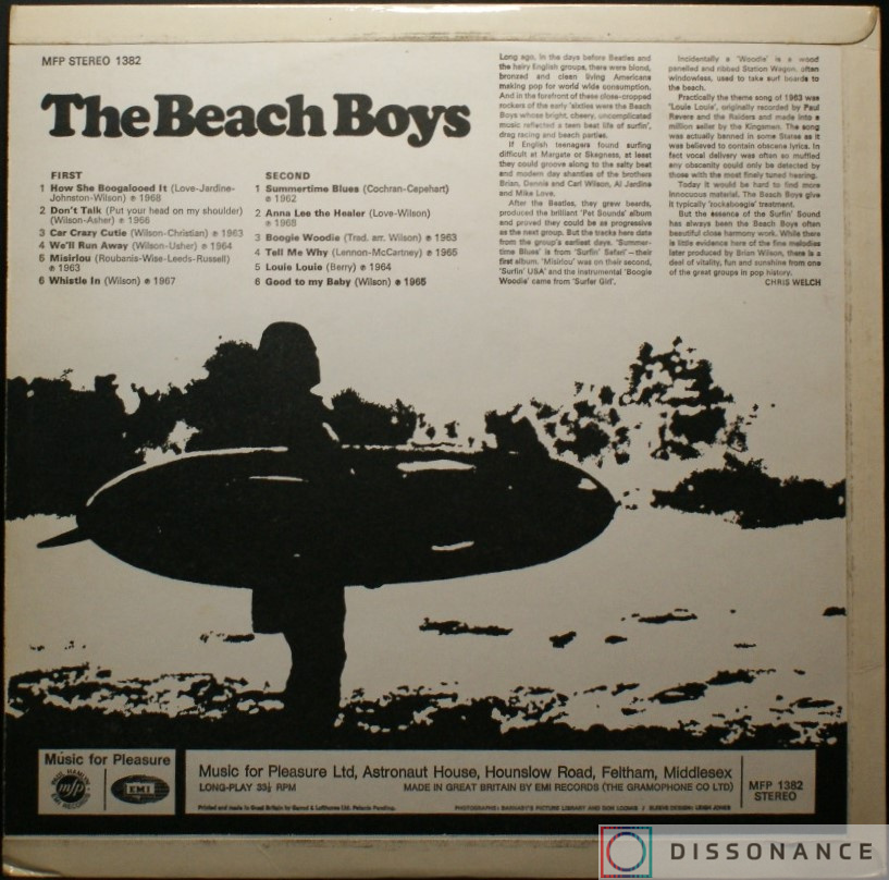 Виниловая пластинка Beach Boys - Beach Boys (1970) - фото 1