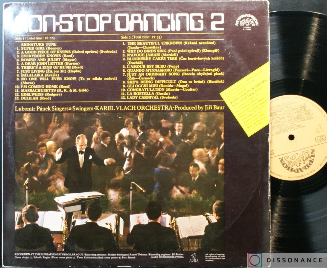 Виниловая пластинка Karel Vlach Orchestra - Non Stop Dancing 2 (1973) - фото 1