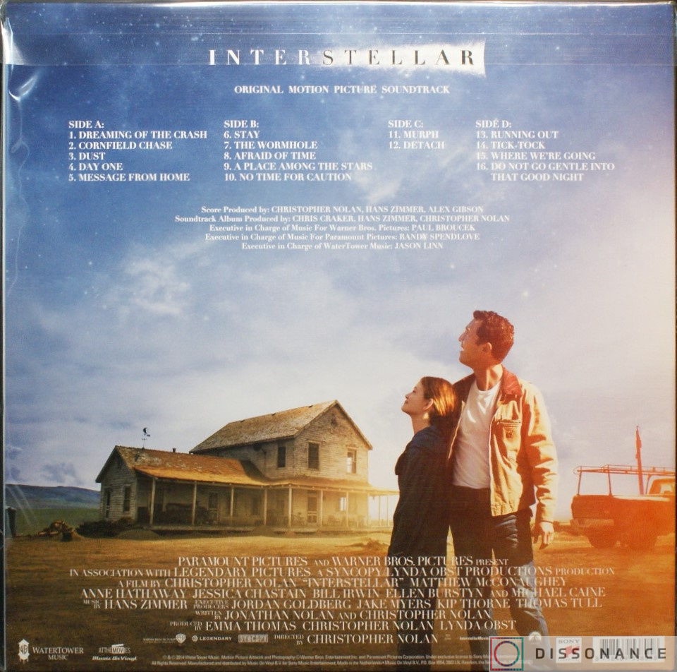 Виниловая пластинка Hans Zimmer - Interstellar (2015) - фото 1