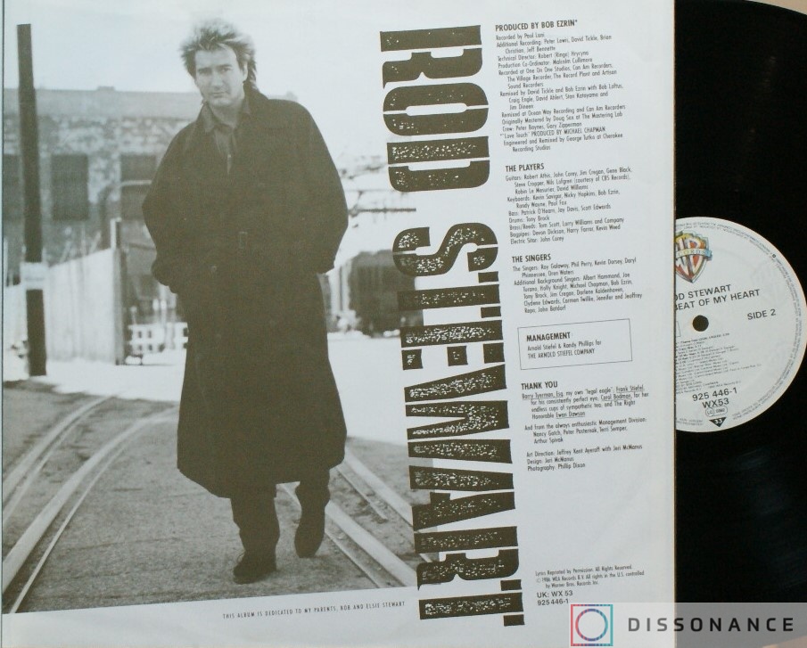 Виниловая пластинка Rod Stewart - Every Beat Of My Heart (1986) - фото 2