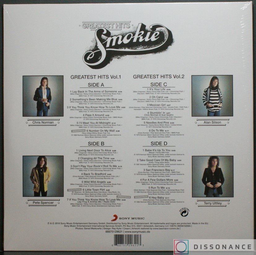 Виниловая пластинка Smokie - Greatest Hits (2016) - фото 1