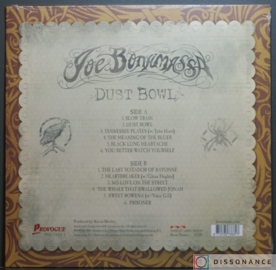 Виниловая пластинка Joe Bonamassa - Dust Bowl (2011) - фото 1