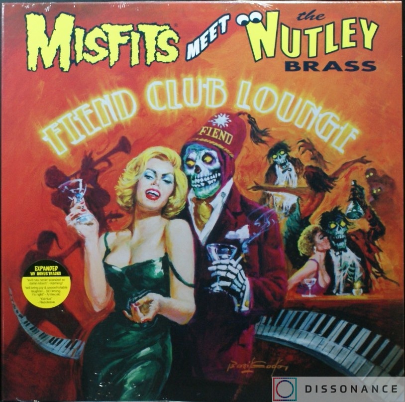 Виниловая пластинка Misfits - Fiend Club Lounge (2005) - фото обложки