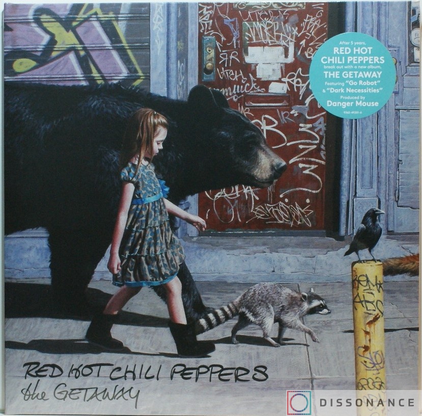 Виниловая пластинка Red Hot Chili Peppers - Getaway (2016) - фото обложки