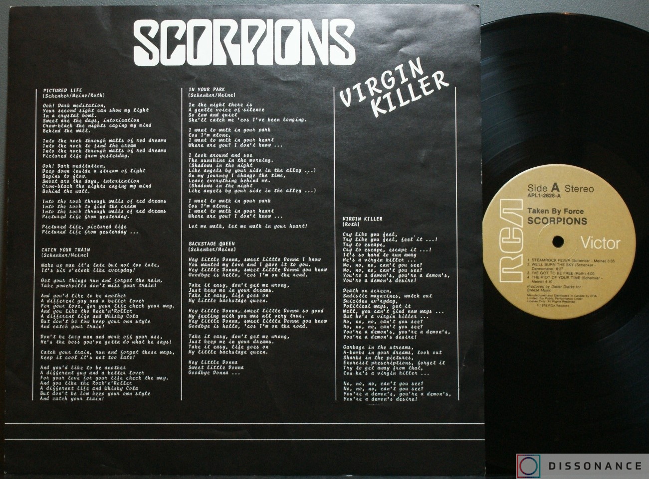 Виниловая пластинка Scorpions - Taken By Force (1977) - фото 2