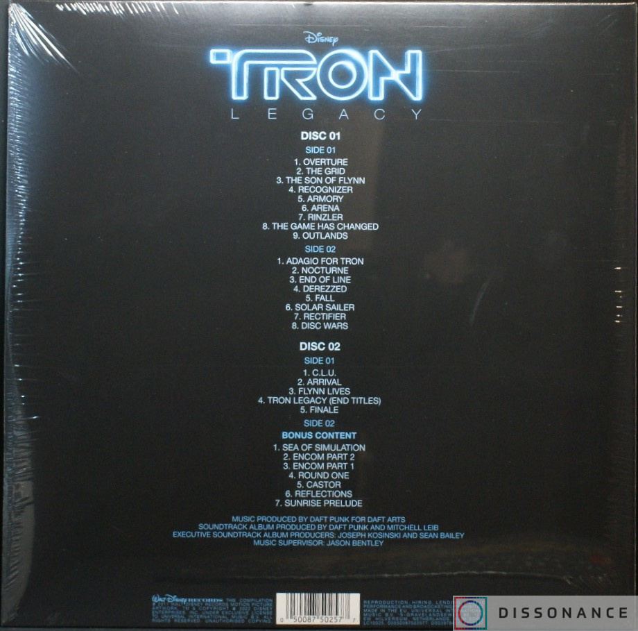 Виниловая пластинка Daft Punk - TRON: Legacy (2010) - фото 1