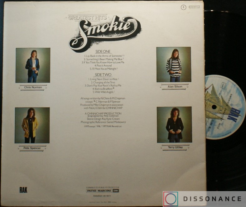 Виниловая пластинка Smokie - Greatest Hits Smokie (1977) - фото 1