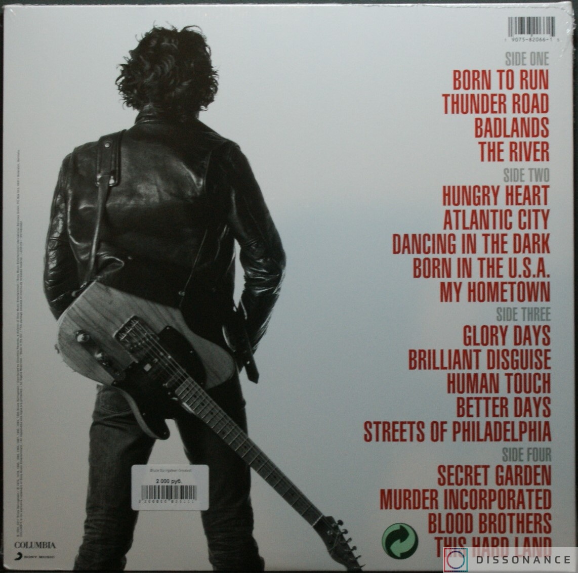Виниловая пластинка Bruce Springsteen - Greatest Hits (1995) - фото 1