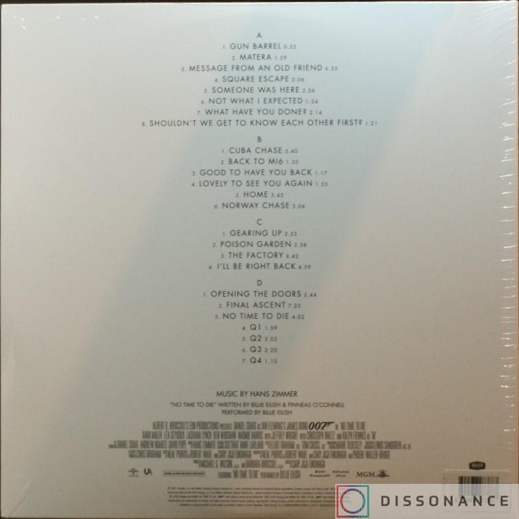 Виниловая пластинка Ost (Soundtrack) - James Bond No Time To Die (2021) - фото 1