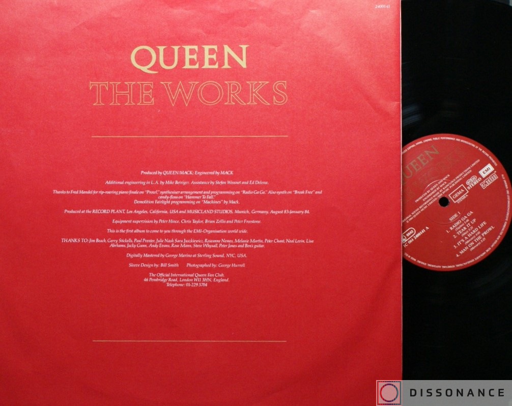Виниловая пластинка Queen - Works (1984) - фото 2