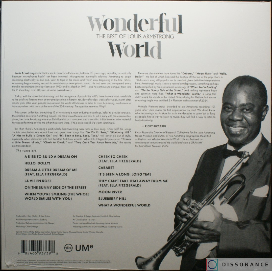 Виниловая пластинка Louis Armstrong - What A Wonderful World (1988) - фото 1
