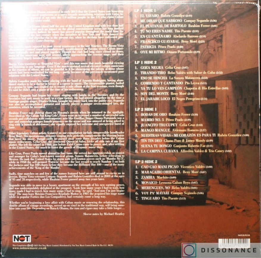 Виниловая пластинка Buena Vista Social Club - Music Inspired By Buena Vista Social Club (2015) - фото 1