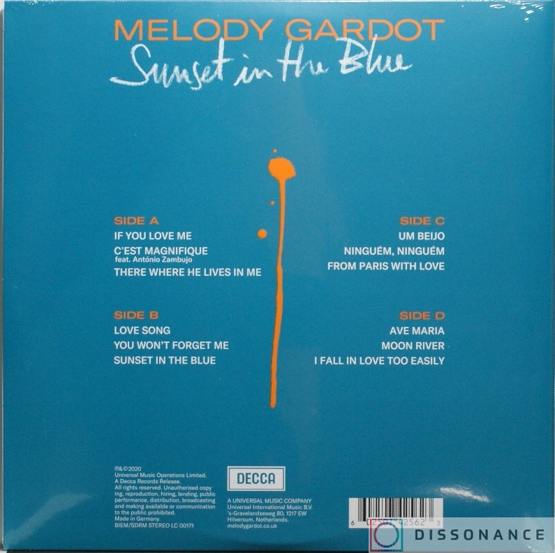 Виниловая пластинка Melody Gardot - Sunset In The Blue (2020) - фото 1