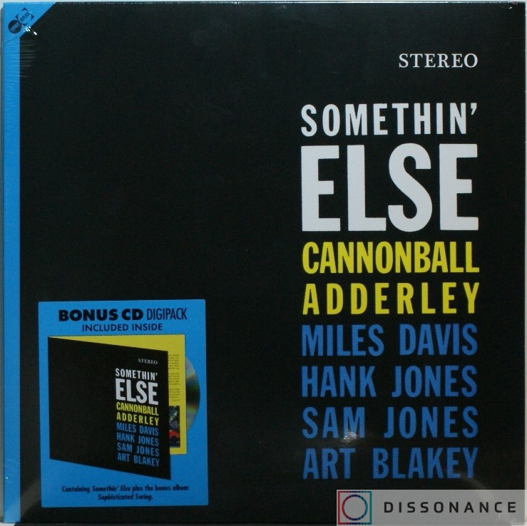 Виниловая пластинка Cannonball Adderley - Something Else (1958) - фото обложки
