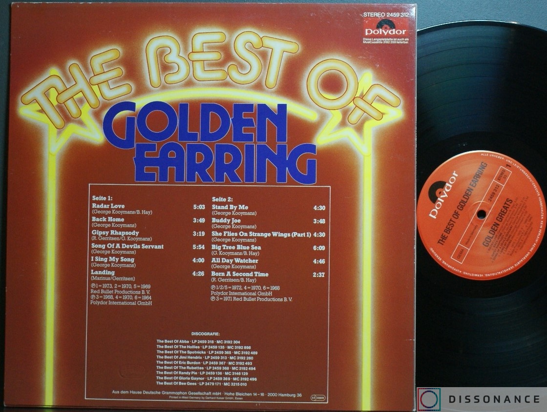 Виниловая пластинка Golden Earring - The Best Of Golden Earring (1976) - фото 1