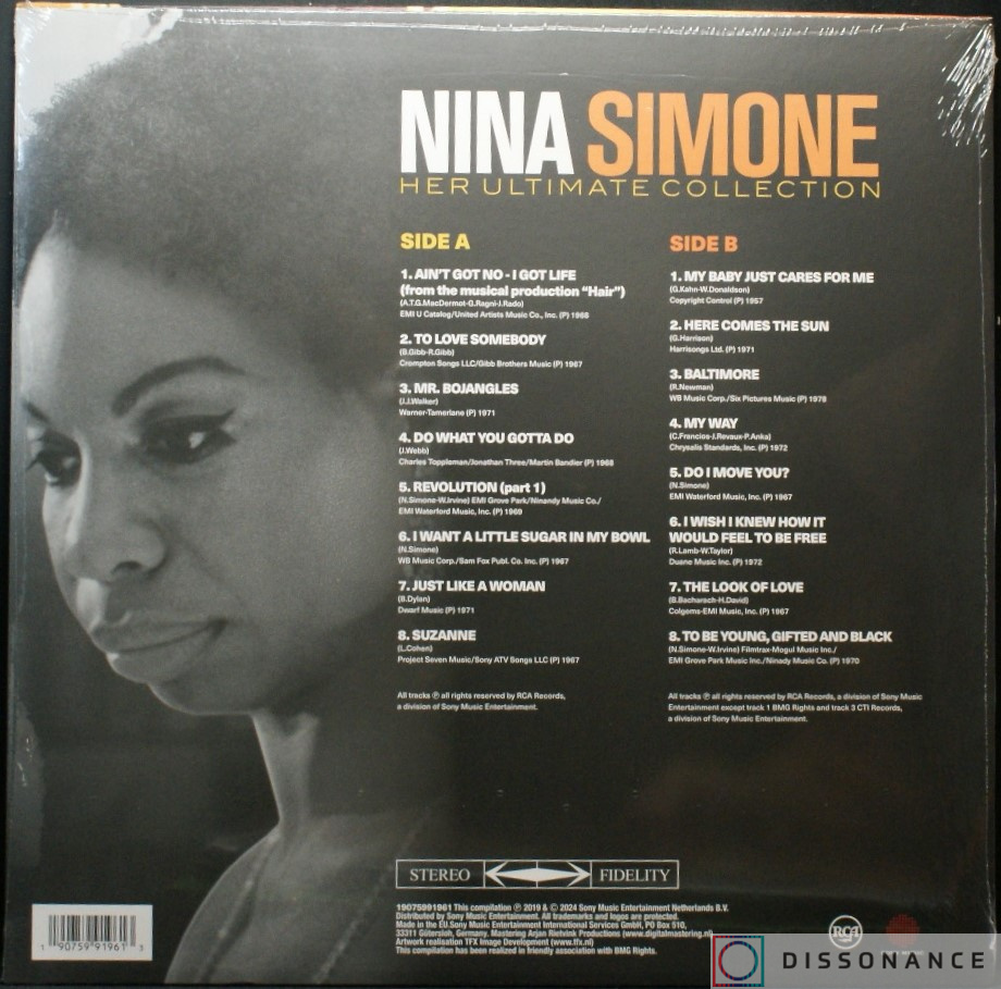 Виниловая пластинка Nina Simone - Simone Ultimate Collection (2019) - фото 1