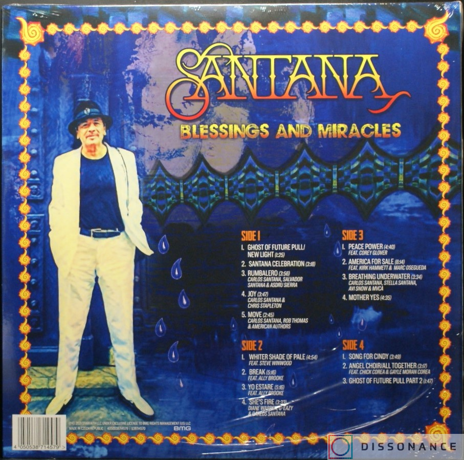 Виниловая пластинка Santana - Blessing And Miracles (2021) - фото 1
