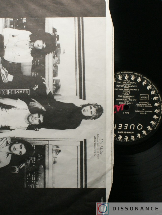 Виниловая пластинка Queen - Jazz (1978) - фото 3