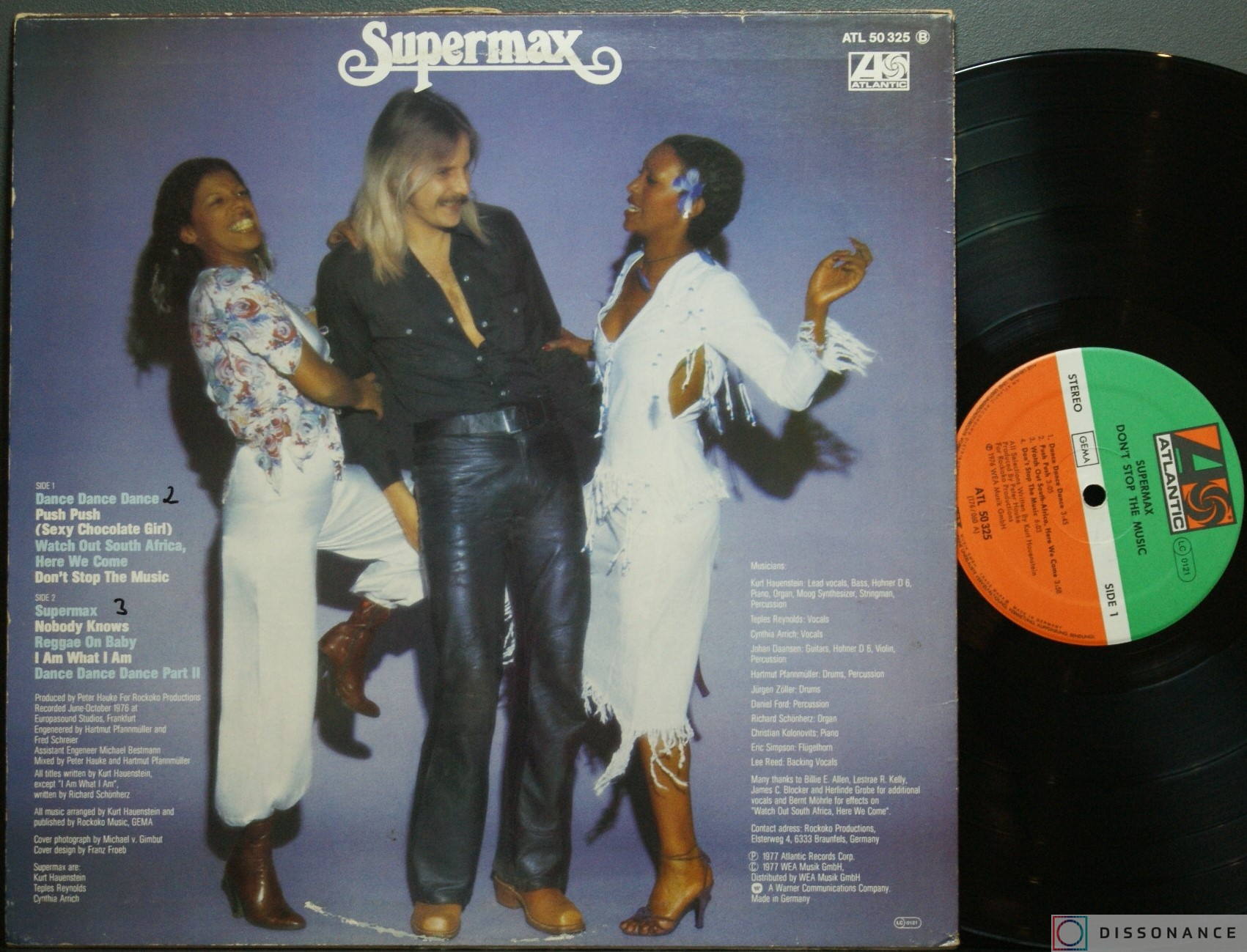 Виниловая пластинка Supermax - Dont Stop The Music (1977) - фото 1