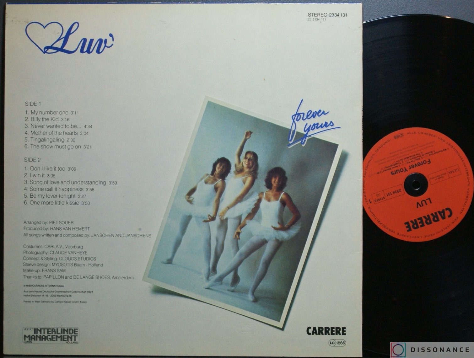 Виниловая пластинка Luv - Forever Yours (1980) - фото 1