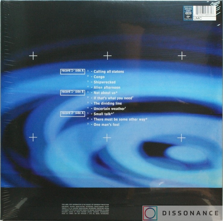 Виниловая пластинка Genesis - Calling All Stations (1997) - фото 1