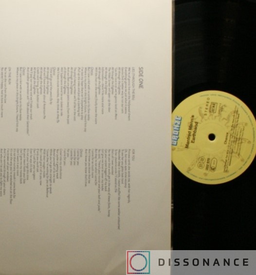 Виниловая пластинка Manfred Mann - Chance (1980) - фото 2