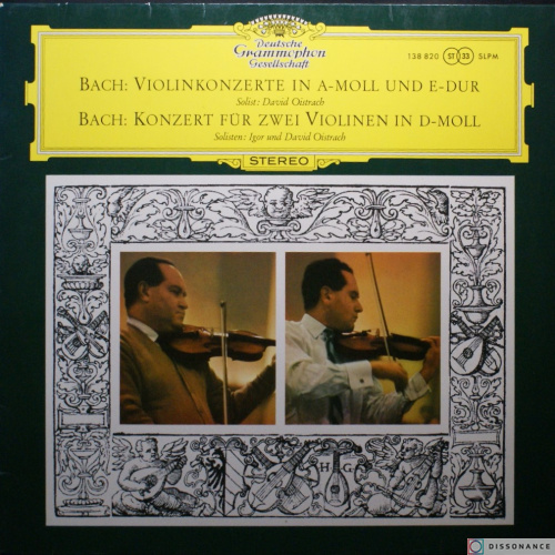 Виниловая пластинка JS Bach - Violinkonzert In A-moll (1962)