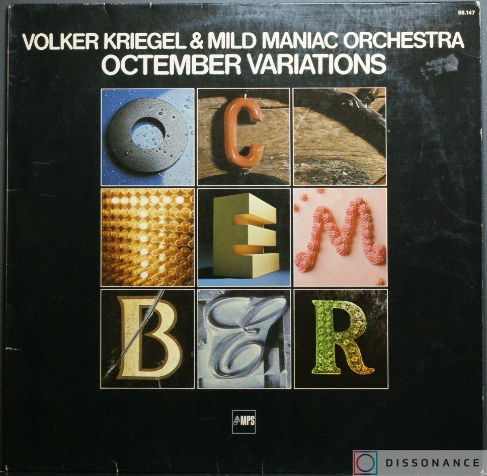 Виниловая пластинка Volker Kriegel - Octember Variations (1977) - фото обложки