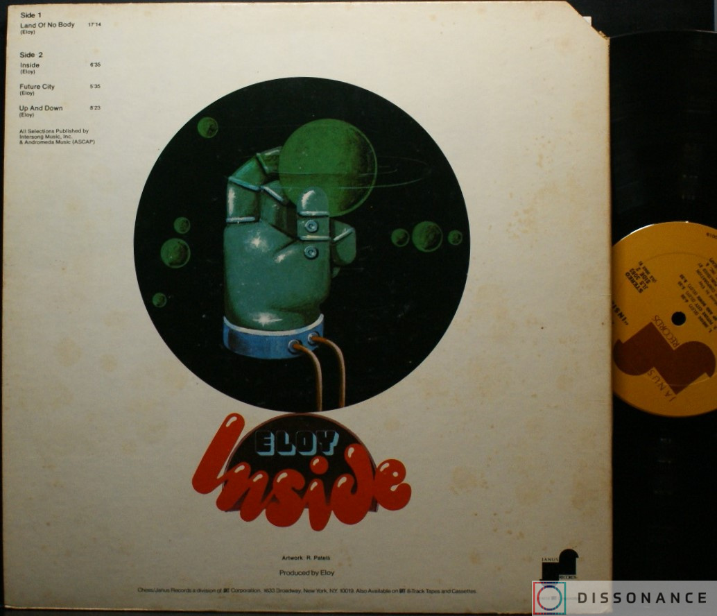 Виниловая пластинка Eloy - Inside (1973) - фото 2