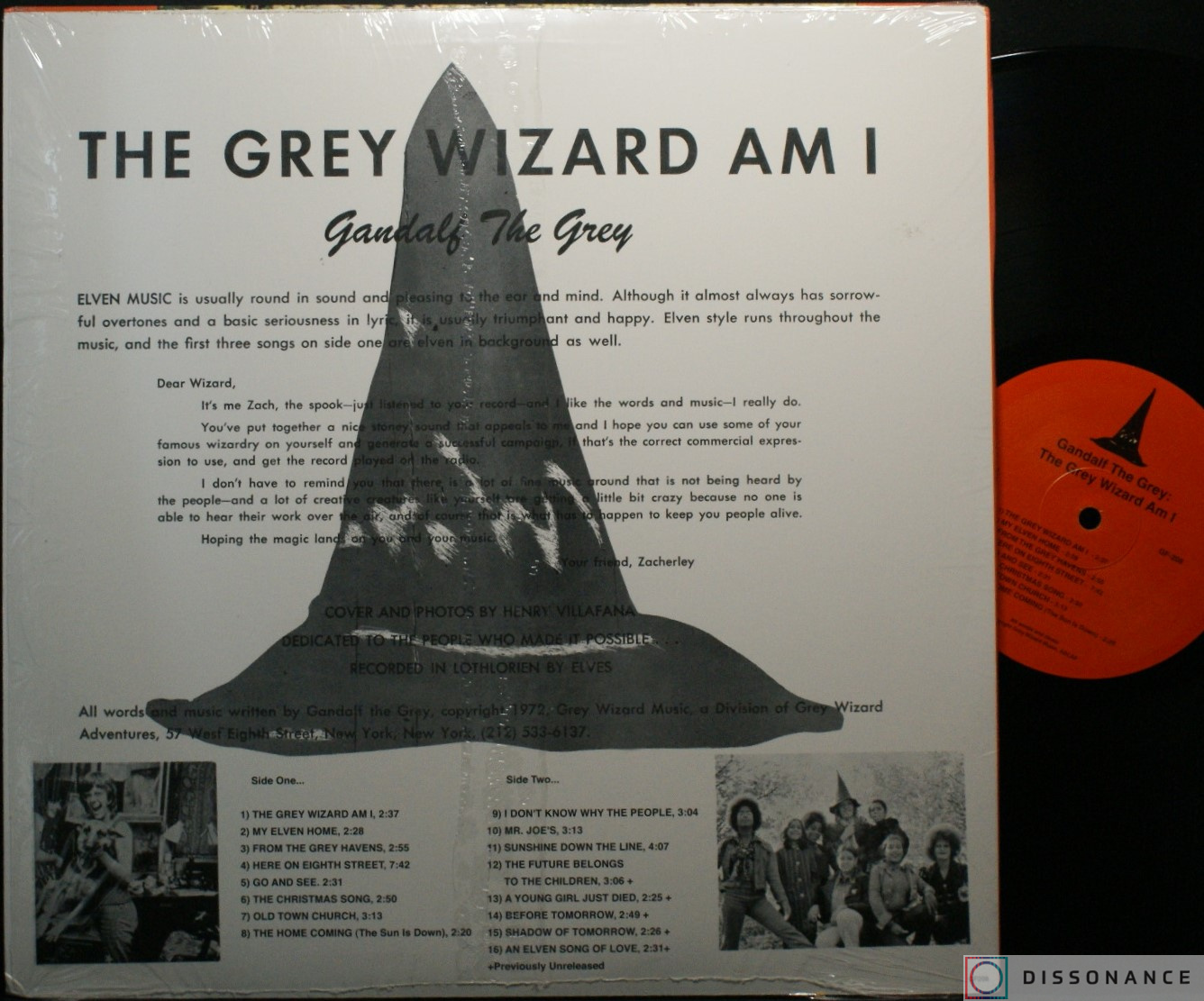 Виниловая пластинка Gandalf The Grey - Grey Wizard I Am (1972) - фото 1