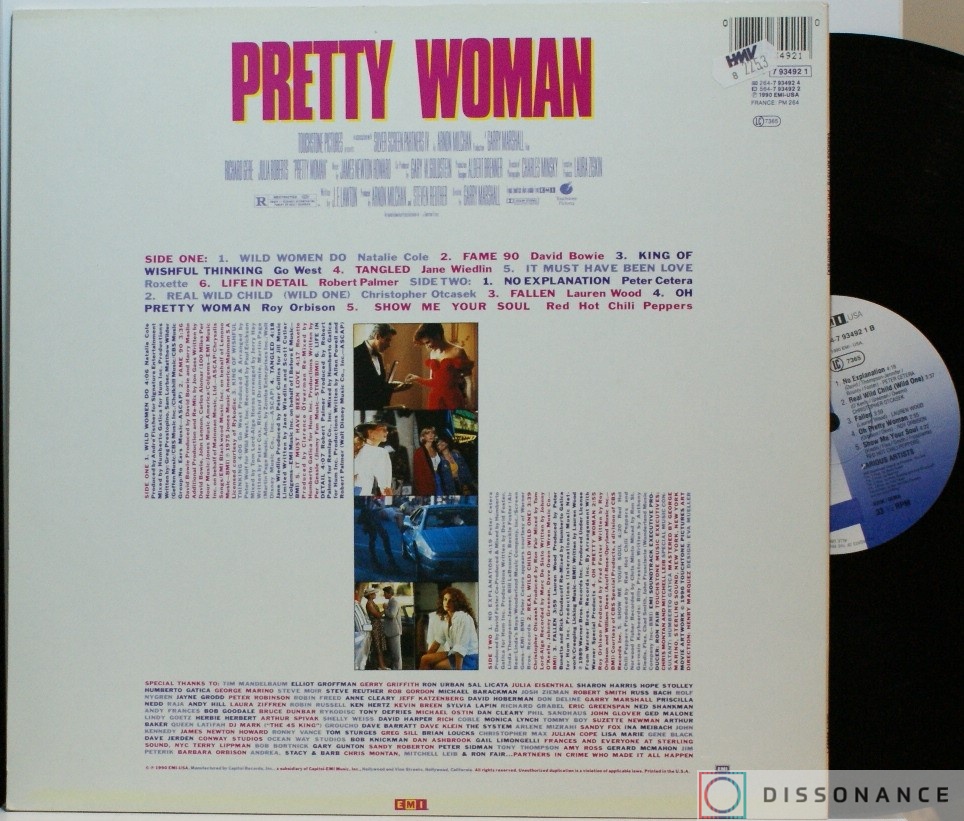 Виниловая пластинка Ost (Soundtrack) - Pretty Woman (1990) - фото 1