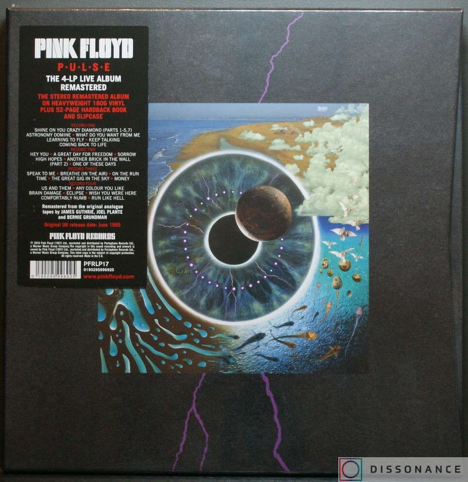Виниловая пластинка Pink Floyd - Pulse (1995) - фото обложки