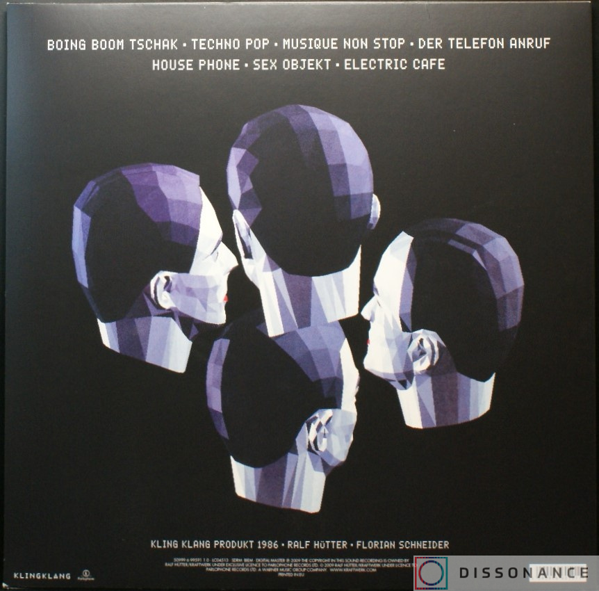 Виниловая пластинка Kraftwerk - Techno Pop (1986) - фото 1