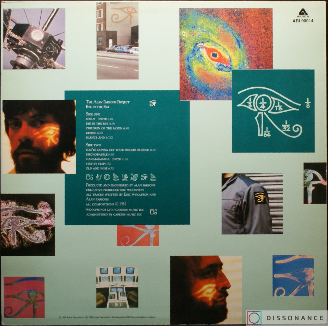 Виниловая пластинка Alan Parsons Project - Eye In The Sky (1982) - фото 1