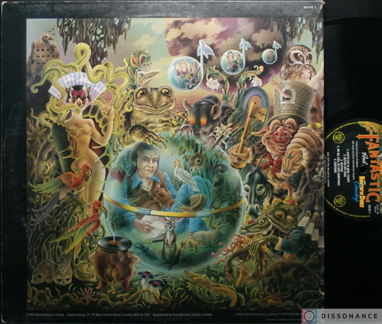 Виниловая пластинка Elton John - Captain Fantastic And The Brown Dirt Cowboy (1975) - фото 2