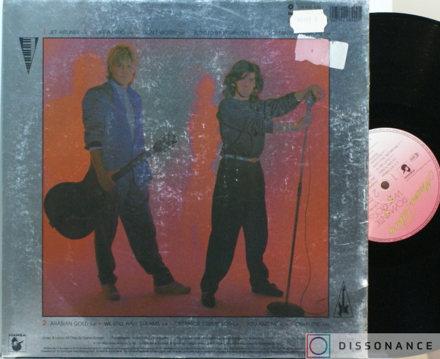 Виниловая пластинка Modern Talking - Romantic Warriors (1987) - фото 1