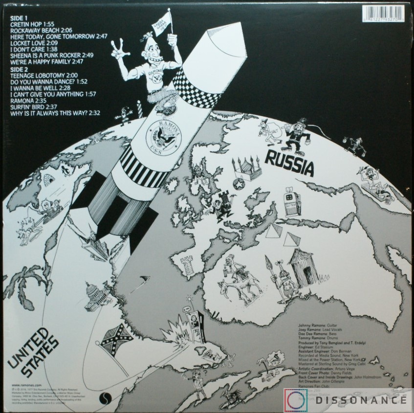 Виниловая пластинка Ramones - Rocket To Russia (1977) - фото 1