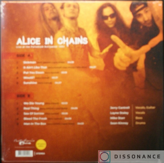 Виниловая пластинка Alice In Chains - Live At Palladium (1992) - фото 1